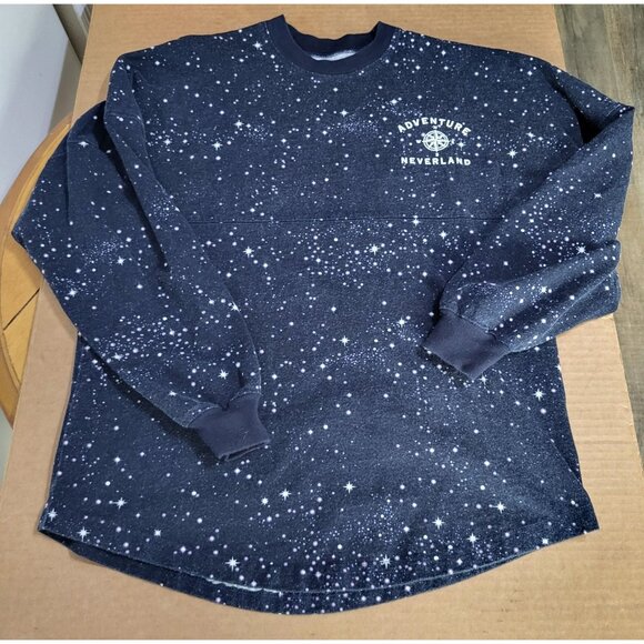 Disney Store Spirit Jersey NEVERLAND Peter Pan Constellation Navy Blue XS - Picture 2 of 10